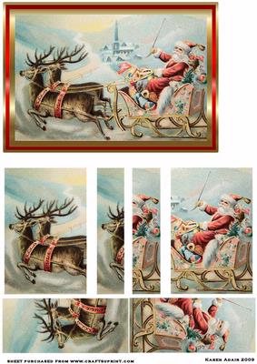 Santa Doin His Rounds