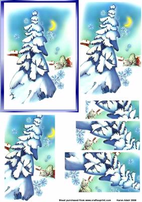 Magical Christmas Tree Spiral Pyramid