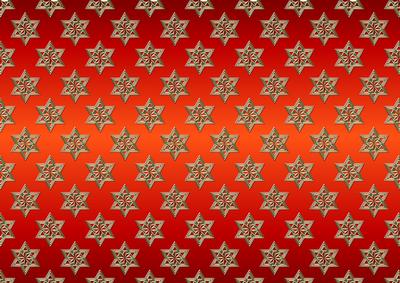 Golden Stars - Burnt Orange