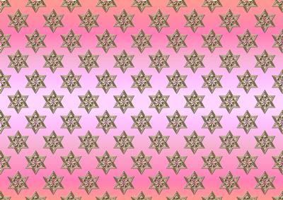 Golden Stars - Flamingo