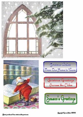 Looking in on Santa Checking His List