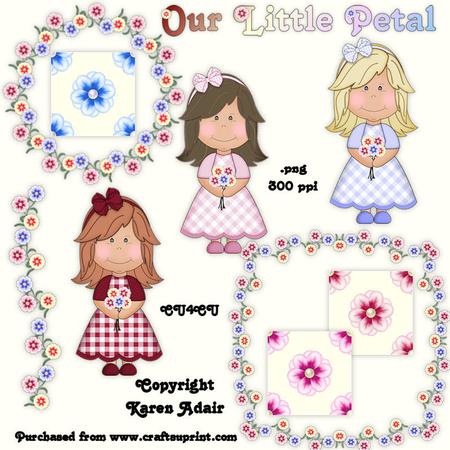 Our Little Petal Clipart