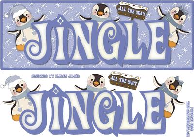 Jingle All the Way Dl Card Front with Step by Step