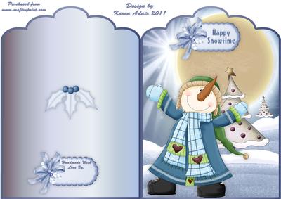 Mr Frosty's Snowtime Quick Cut 'n Fold Scallop Top Card