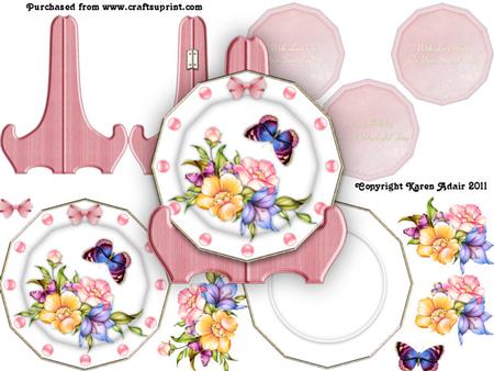 Fabulous Florals Plate Card Kit