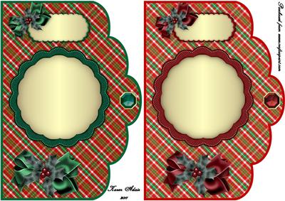 Christmas Plaids - Green and Red