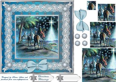 Arrival of the Magi - Pyramid Card Front