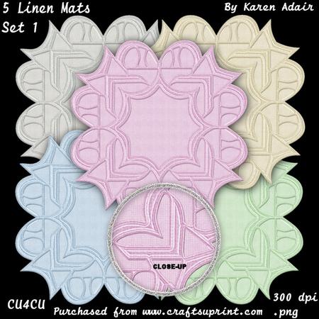 Linen Mats Set 1