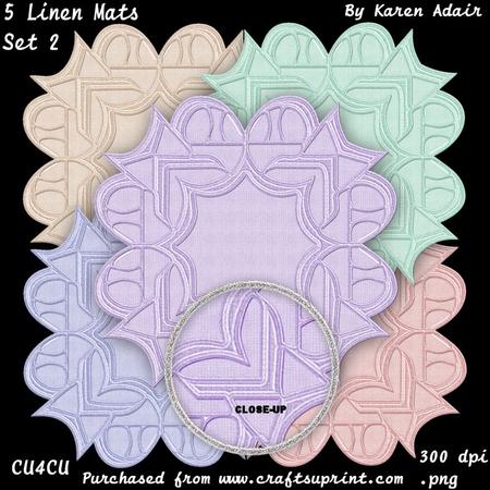 Linen Mats Set 2