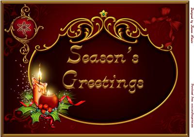 A Classic Christmas - A4 Card Front