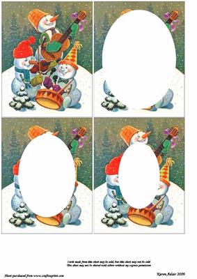 Snowman Band Tunnel Sheet