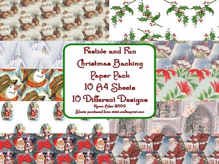 Festive and Fun Christmas Background Paper Pack