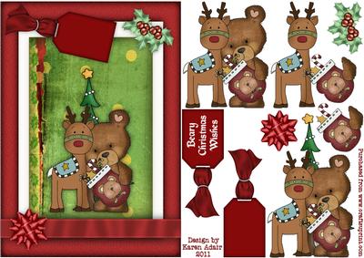 Cloey Bear Loves Christmas with Friends