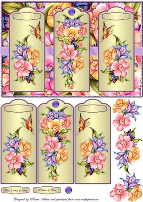 Floral Vibes 3 Screen Card Front