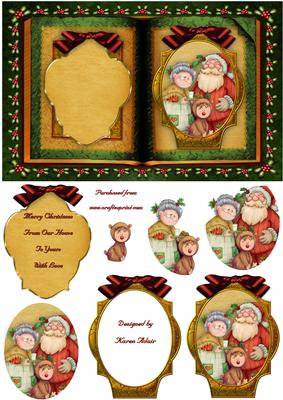 From Our Family to Yours Card Front and Step by Step