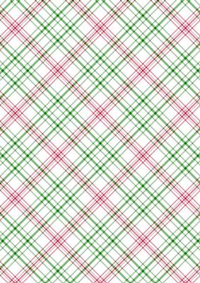 Christmas Plaid in Red and Green