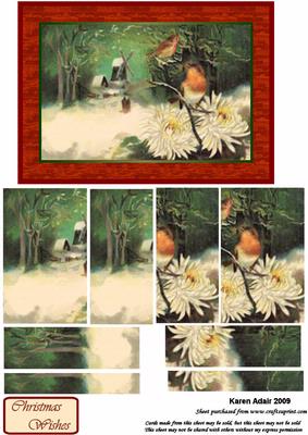 Christmas Robins and the Windmill