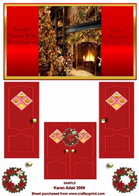 Christmas is Through the Red Doors