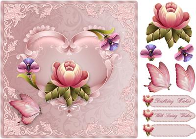 Peaceful Perfection Card Front with Step by Step