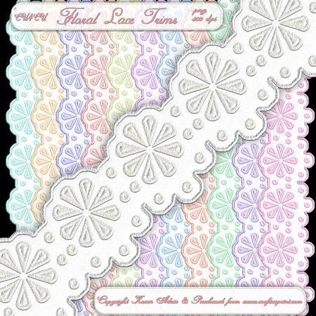 Floral Lace Trims