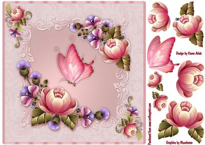 A Perfect Passion in Pink Card Front with Step by Step