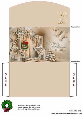 Christmas Money and Gift Voucher Wallet
