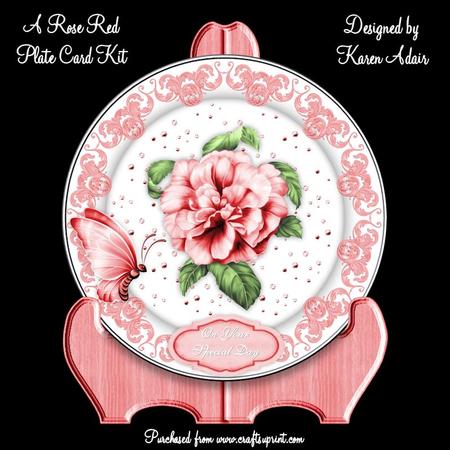 A Rose Red - Plate Card Kit