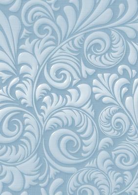 Palm Leaves Background Paper in Aqua
