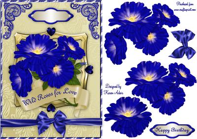 Wild Blue Roses