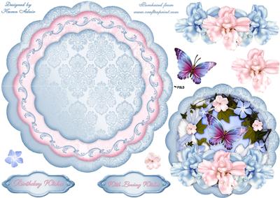 Florabunda Wobble Card