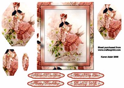 Pink Lady Pyramid Card Front
