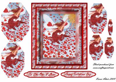 The Love Fairy - Octagon Pyramid Card Front