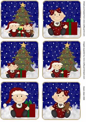 Christmas Babies Quick Toppers
