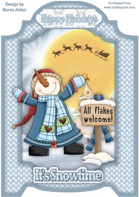 Mr Frosty A4 Screen Card Front