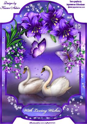 Swan Song A4 Screen Card Front