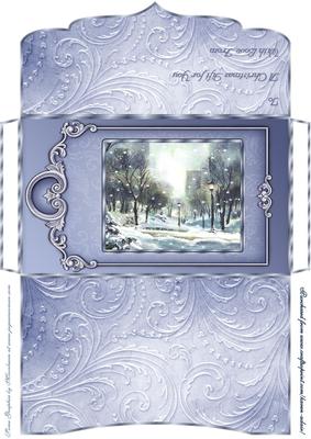 Christmas Eve in the Park Money/gift Voucher Wallet.
