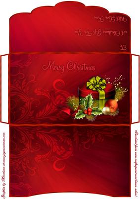 Christmas Decor Money/gift Voucher Wallet