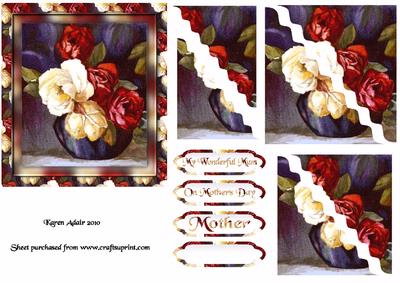 Roses and Tulips Double Corner Stacker