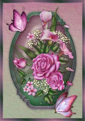 Perfect in Pink A4 Card Front