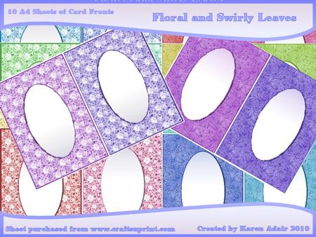 Floral and Swirly Leaves