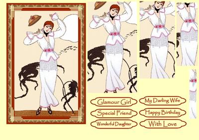 Art Deco Glamour Girl