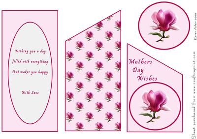 Floral Mothers Day Tri-fold