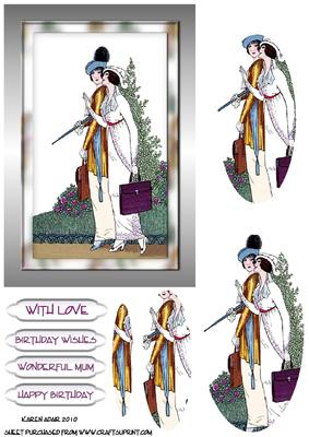Art Deco Ladies on the Town