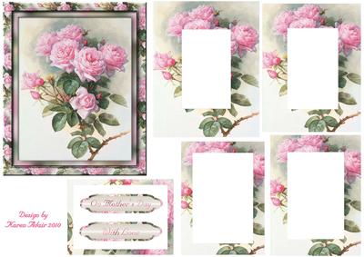 Roses for Mothers Day Double Pyramid Topper
