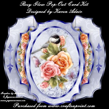 Rosy Glow Pop-out Card Kit