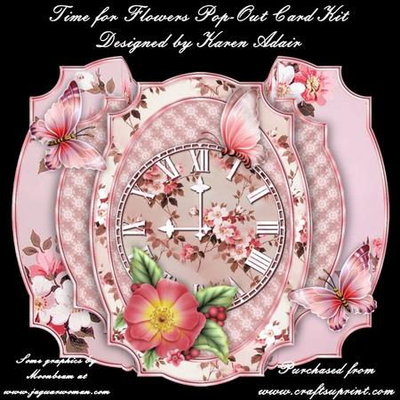 Time for Flowers Pop-out Card Kit
