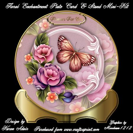Floral Enchantment - Plate Card Mini-kit