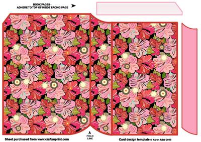 Hibiscus 1 New Shape Book Card