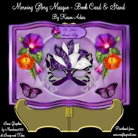 Morning Glory Masque - Book Card and Stand Kit