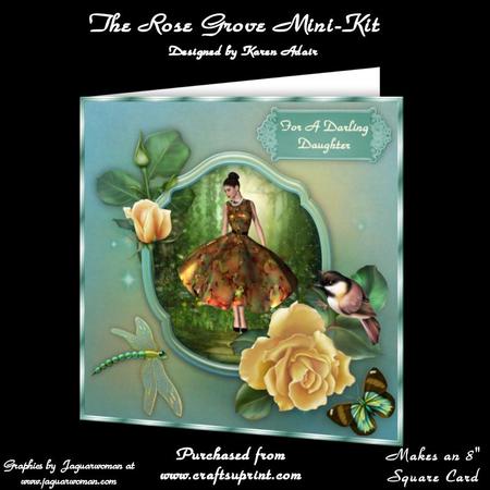 The Rose Grove - 8" Square Card Mini-kit